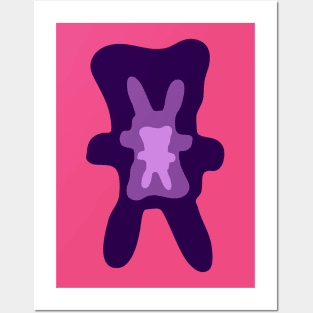 Epoh the Nomad - Purple Violet Pink Inner Bunny Posters and Art